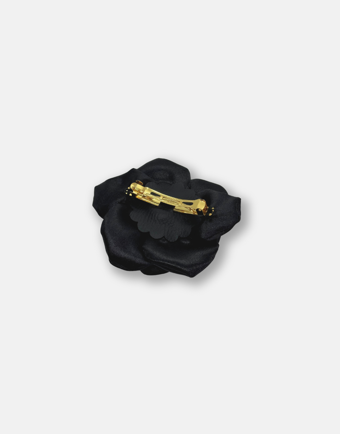 K ROSE BARETTE BLACK