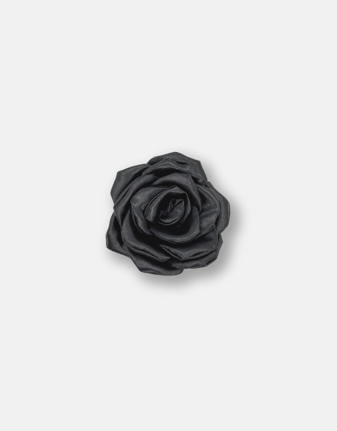 K ROSE BROOCH BLACK