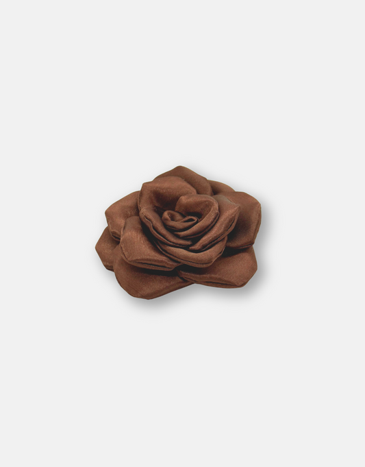 K ROSE BARETTE BROWN