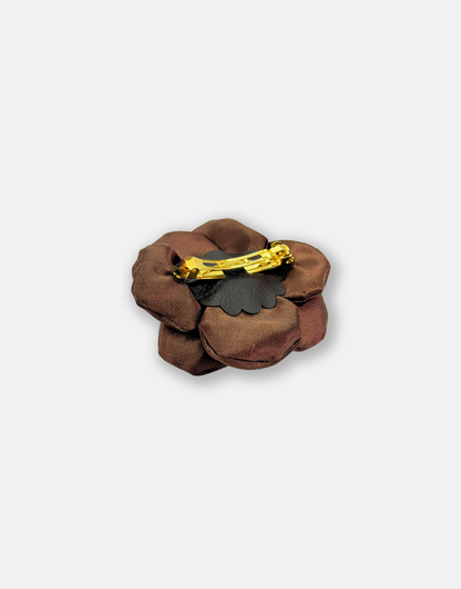 K ROSE BARETTE BROWN