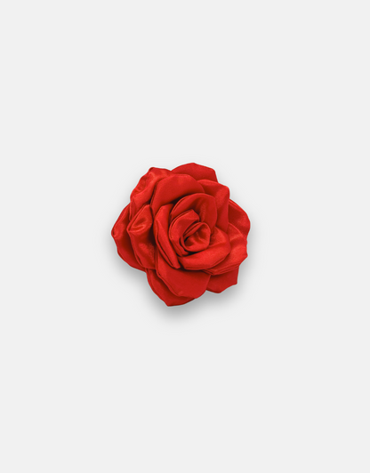 K ROSE BARETTE RED