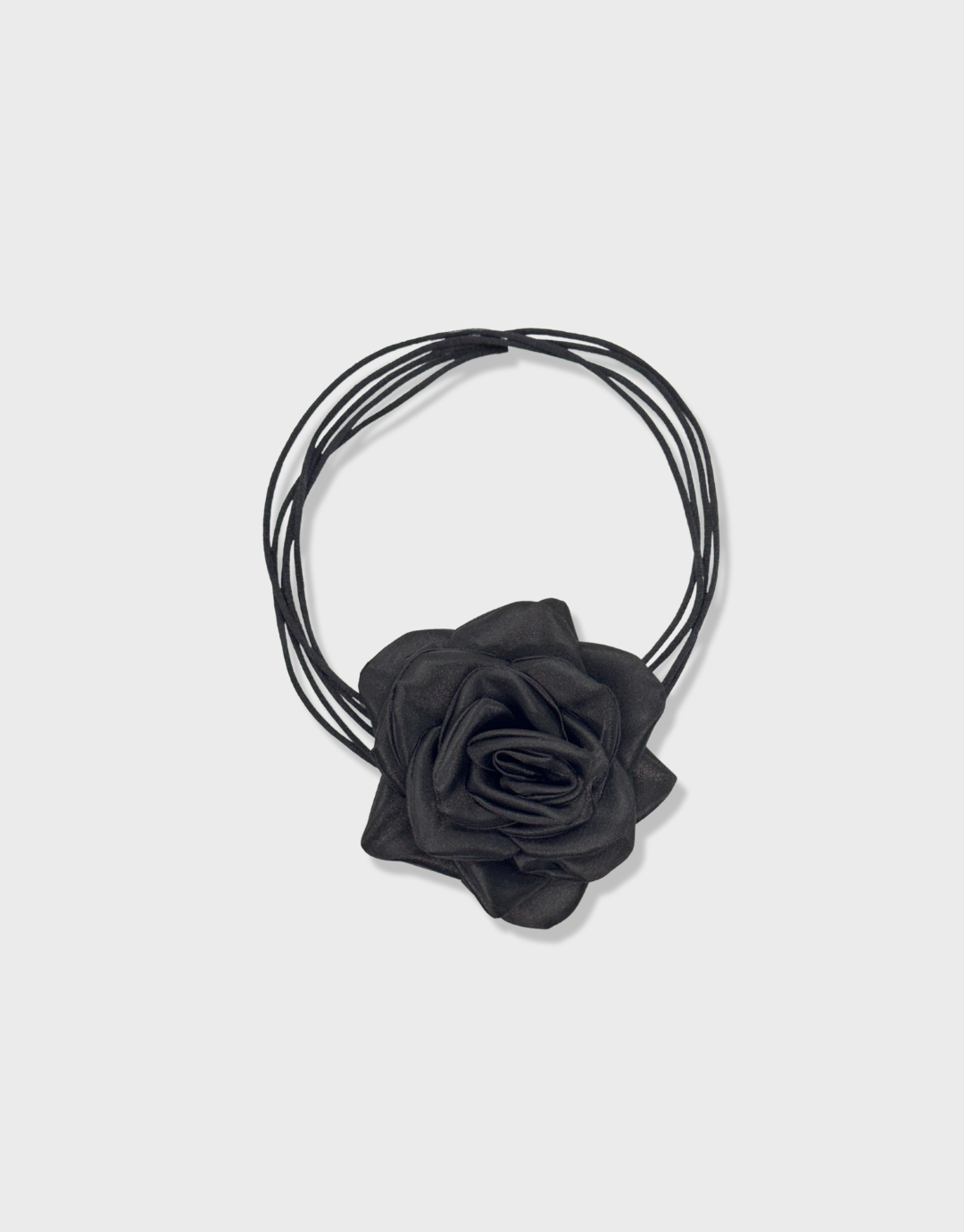 Barette rose noire à porter dans les cheveux, broche à porter sur une veste, Fleur, ceinture avec fleurs, rose choker, collier de roses 